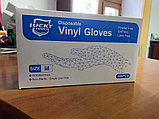 Перчатки VINYL Gloves M белые одноразовые, фото 2