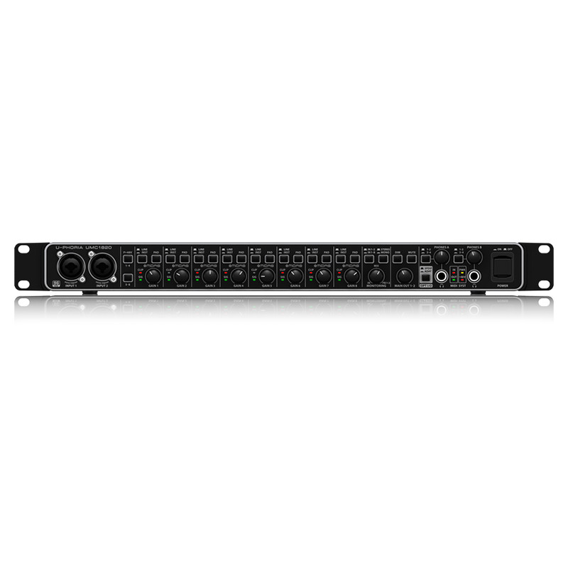 Внешняя студийная звуковая карта Behringer UMC1820 - фото 1 - id-p74500739