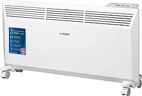 Электрический конвектор обогреватель  ЗУБР 2 кВт 830х400х93  мм (КЭП-2000)