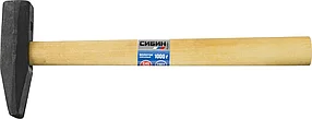 Молоток с деревянной рукояткой СИБИН 1000г (20045-10)