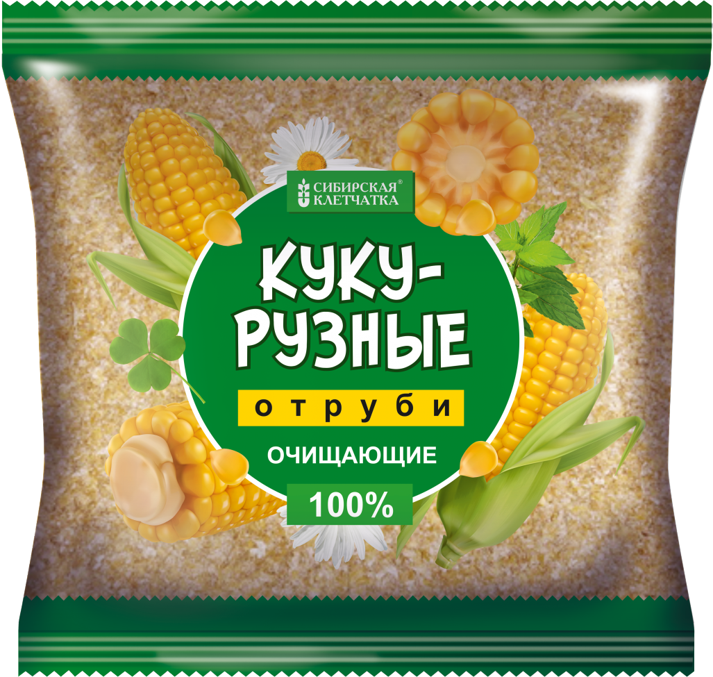 Очищающие и натуральные Кукурузные отруби, фото 1