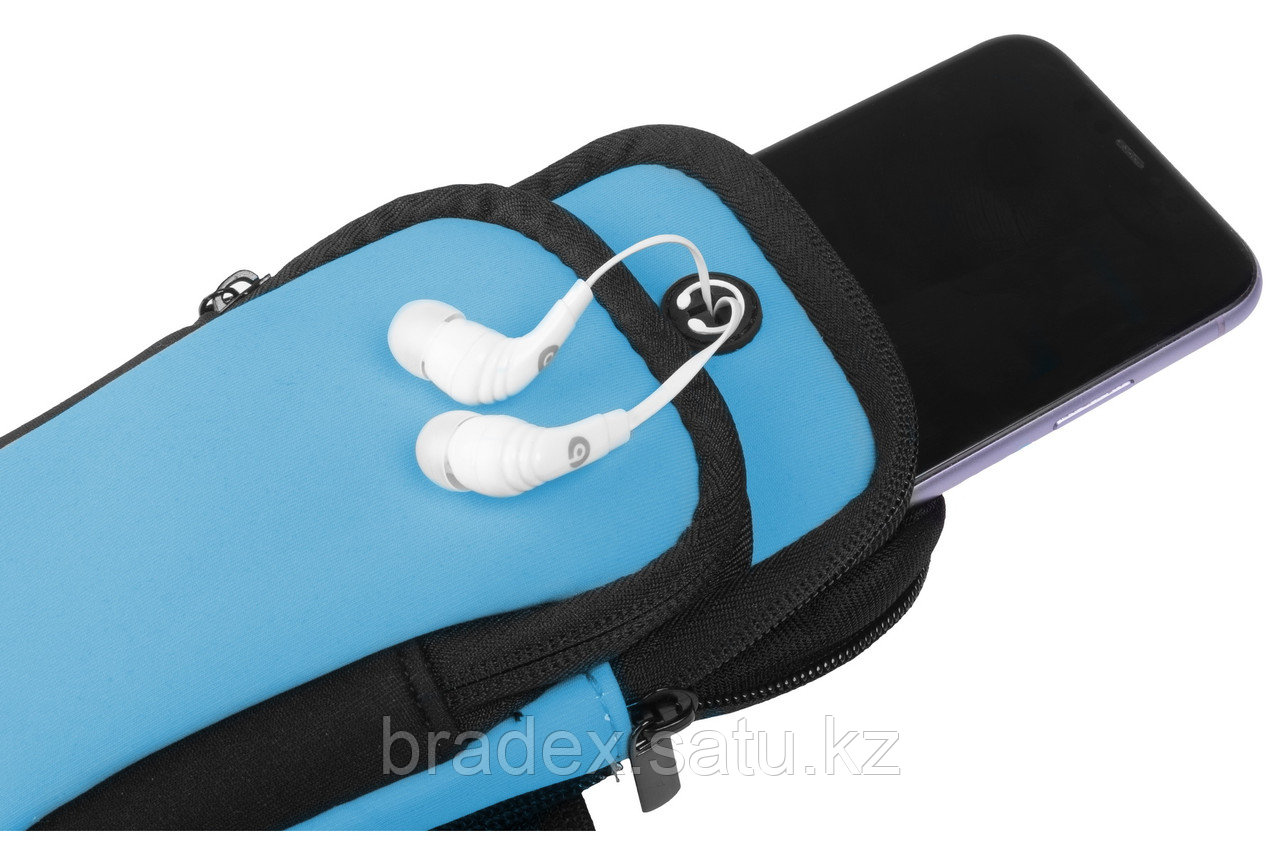Сумка для телефона с креплением на руку Bradex SF 0739, 100-180 мм, голубой - фото 4 - id-p95584156