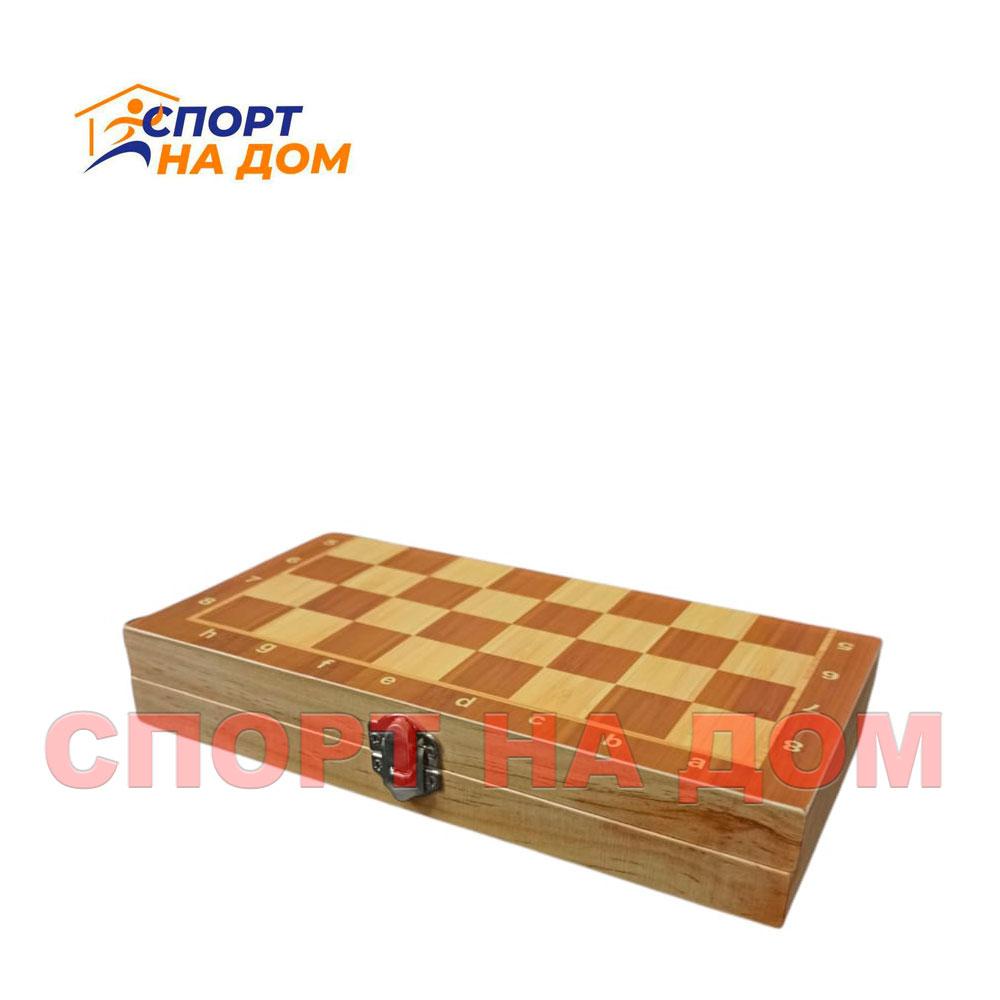 Деревянные шахматы с магнитом (35*35*2.5 см)