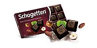Шоколад темный Schogetten Dark Chocolate with Hazelnuts 100гр (15 шт. в упаковке)