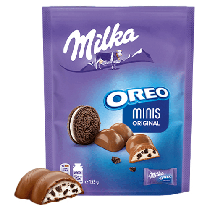 Шоколад Milka Oreo MInis Original 153 гр. (10 шт в упаковке)