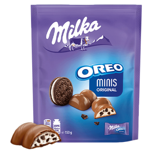 Шоколад Milks Oreo MInis Original 153 гр. (10 шт в упаковке)