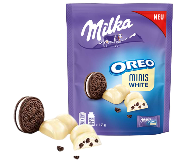 Шоколад Milks Oreo MInis White 153 гр. (10 шт в упаковке)