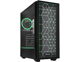 Компьютерный корпус ATX midi tower Sharkoon, RGB LIT 100, (без БП), black Case