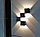 Накладной светодиодный черный настенный светильник "КУБИК", фото 3