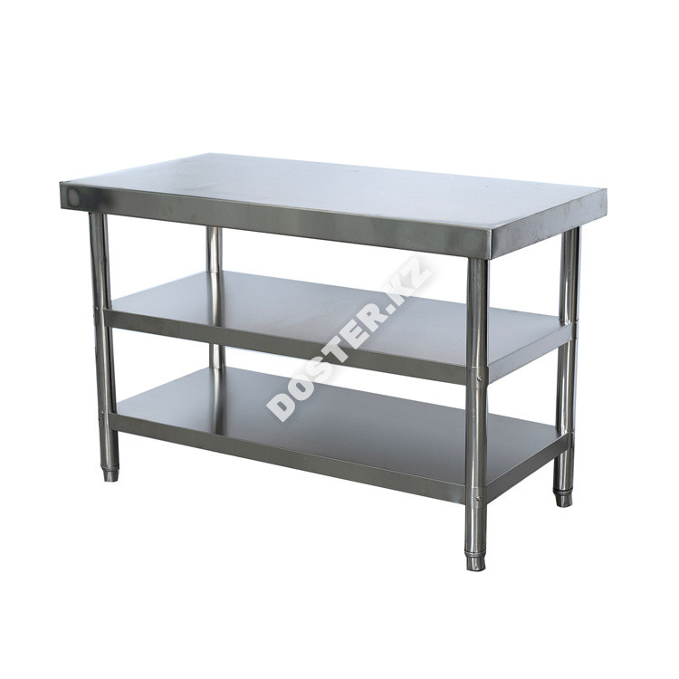 Стол разделочный, 120*70*80 см двойная полка, фото 1