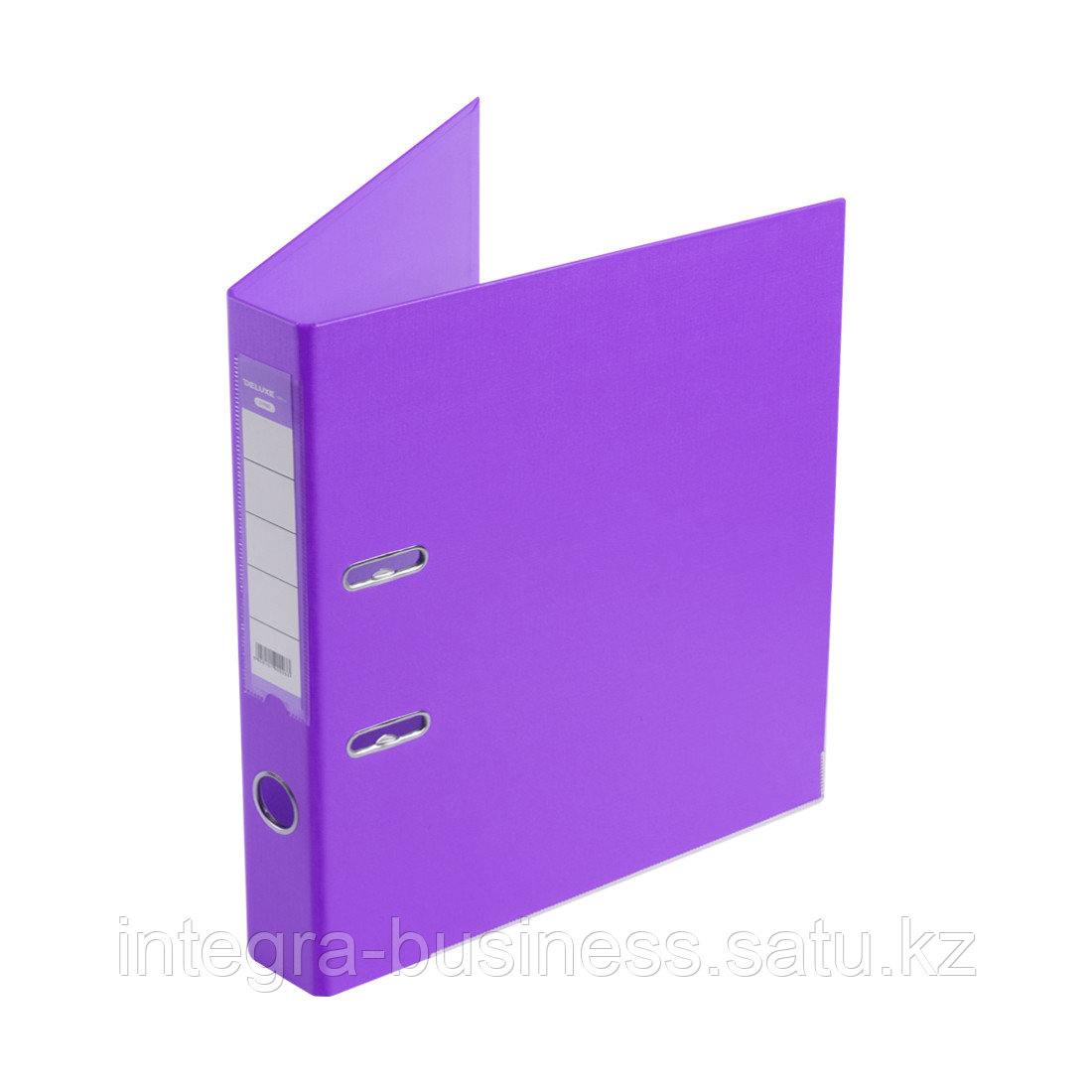 Папка-регистратор Deluxe с арочным механизмом, Office 2-PE1, А4, 50 мм, фиолетовый, фото 1