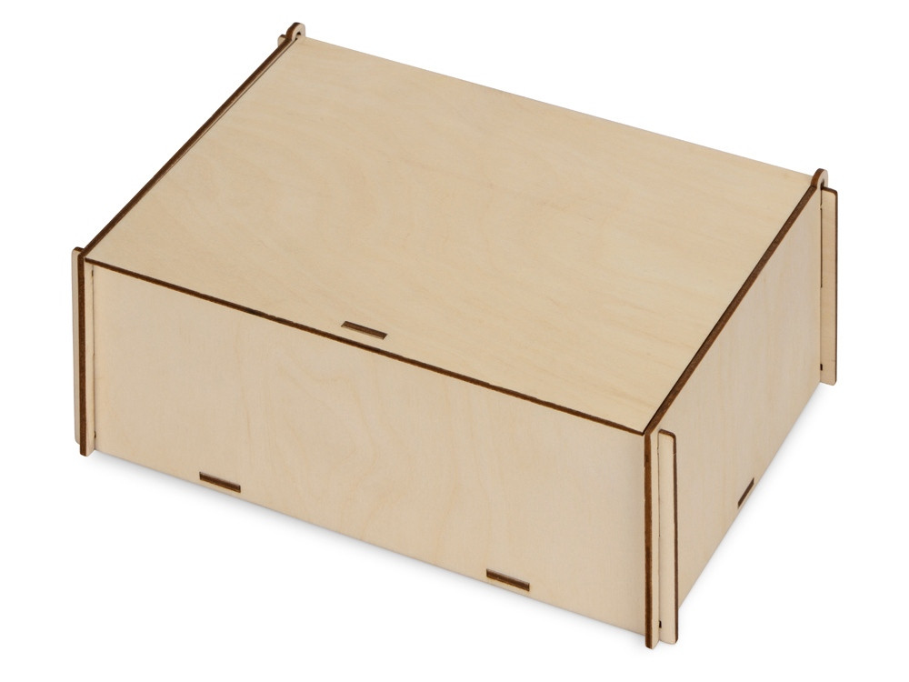 Деревянная коробка для гирлянды с наполнителем-стружкой Ларь - фото 1 - id-p95608078