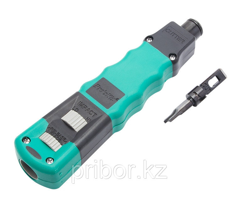Pro'sKit CP-3148 Инструмент для расшивки кабеля с головками под плинты 110/88 и 66 - фото 2 - id-p590673