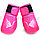 Боксерские перчатки 16-OZ розовые с серебристым принтом, фото 3
