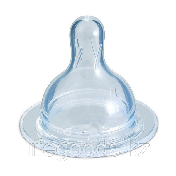 Canpol babies 210205029 Соска для бутылочек с широким горлом EasyStart силикон., средний поток,1шт