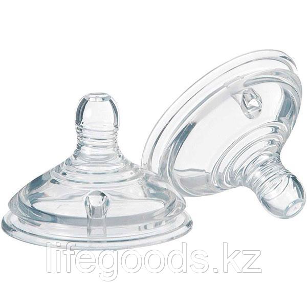 TOMMEE TIPPEE 42122441 Соски для антиколиковой бутылочки Close to natur (быстрый поток) 2 штуки - фото 1 - id-p95635679