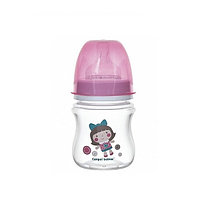 Canpol babies 250989196 Бутылочка PP EasyStart с шир. горлышком антикол, 120 мл, 0+ Toys, (розовый)