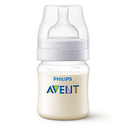 Philips Avent SCF560/17 Бутылочка для кормления 125 мл с соской с потоком для новорожденного, 1 шт