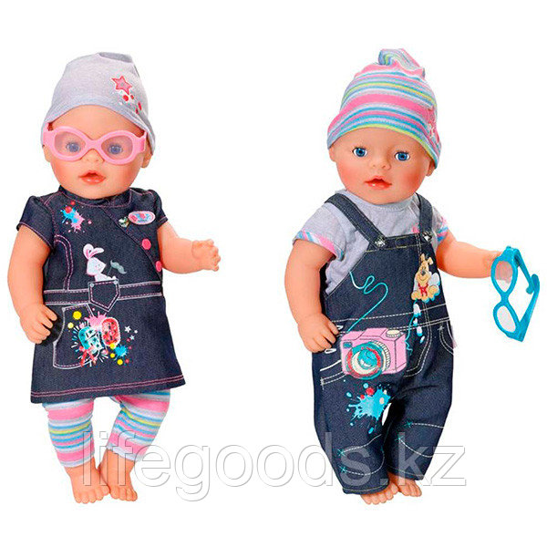 Zapf Creation Baby born 822-210 Бэби Борн Одежда Джинсовая (в ассортименте) - фото 3 - id-p95636715