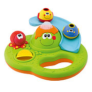 CHICCO TOYS 70106A Игрушка для ванныОстров с пузырьками" 6 месяцев