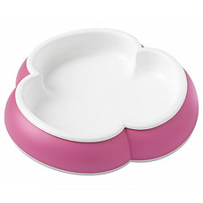 BabyBjorn 074046 Комплект 2 тарелки, 2 ложки, 2 вилки в упаковке (розовый, лиловый), фото 3