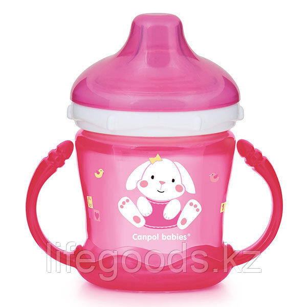 Canpol babies 250989259 Чашка-непроливайка sweet fun 180 мл,розовая - фото 1 - id-p95636828