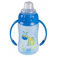 Canpol babies 250930157 Силикон шүмегі мен тұтқалары бар, к к түсті, 320 мл, 6м+ бар оқу ыдысы