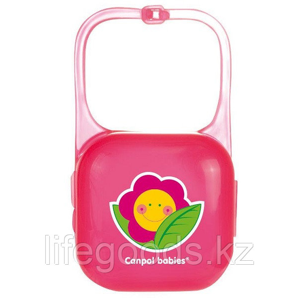 Canpol babies 250930406 Контейнер для пустышки, цвет: розовый - фото 1 - id-p95636914