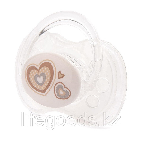 Canpol babies 250989186 Пустышка симметричная силиконовая, 6-18 Newborn baby, цвет: белый - фото 1 - id-p95636925