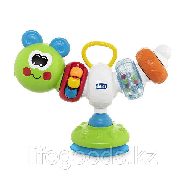 CHICCO TOYS 10036AR Игрушка для стульчика для кормленияГусеница" - фото 1 - id-p95637002