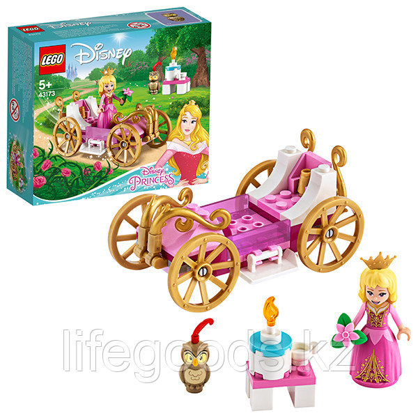 LEGO Disney Princess 43173 Конструктор ЛЕГО Принцессы Дисней Королевская карета Авроры - фото 1 - id-p95636082