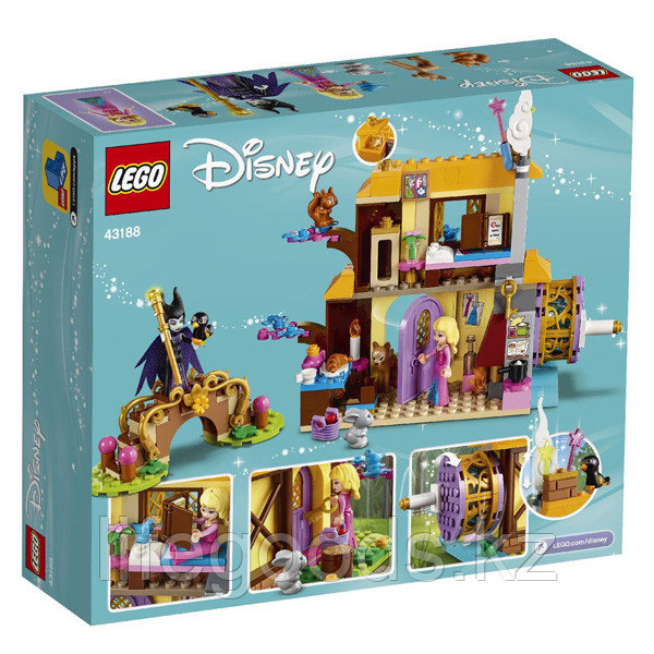 LEGO Disney Princess 43188 Конструктор ЛЕГО Принцессы Дисней Лесной домик Спящей красавицы - фото 3 - id-p95636094