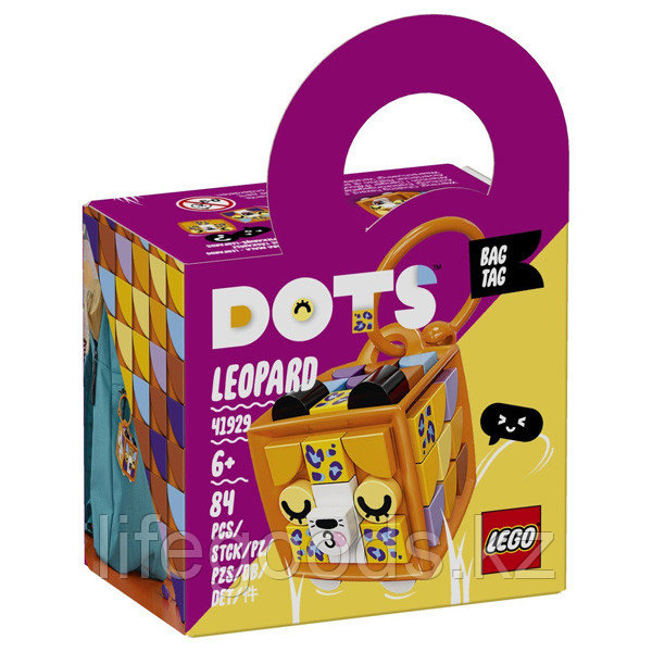 LEGO DOTs 41929 ЛЕГО Дотс Брелок Леопард - фото 2 - id-p95636105