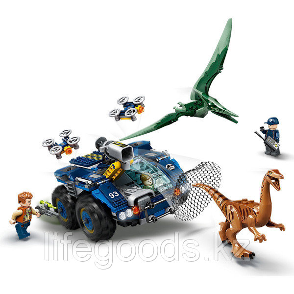 LEGO Jurassic World 75940 Конструктор ЛЕГО Мир Юрского Периода Побег галлимима и птеранодона - фото 6 - id-p95636112