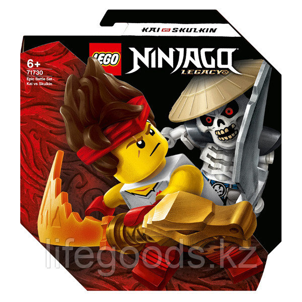 LEGO Ninjago 71730 Конструктор ЛЕГО Ниндзяго Легендарные битвы: Кай против Армии скелетов - фото 8 - id-p95636126