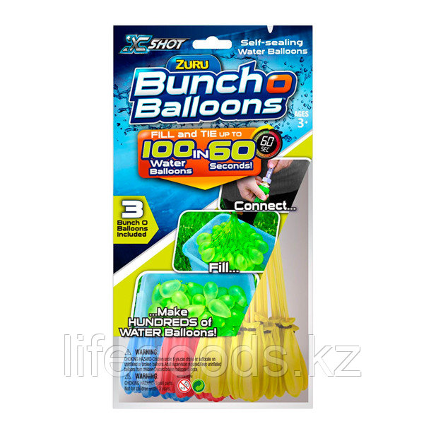 Bunch O Balloons Z1213 Стартовый набор: 100 шаров (в ассортименте) - фото 2 - id-p95637890
