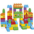 Mattel Mega Bloks FVJ49 Мега Блокс Набор Обучающих блоков, 150 деталей, фото 3