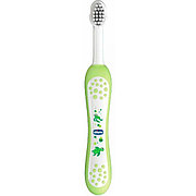 Chicco 320617013 Зубная щетка детская с эргономичной ручкой, зеленая, 6м+