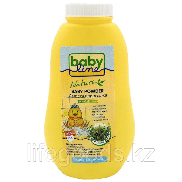 BABYLINE NATURE DN81 Детская присыпка с сосновой пыльцой 125 гр