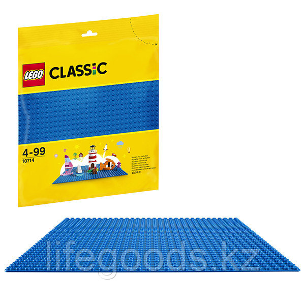 LEGO Classic 10714 Конструктор ЛЕГО Классик Синяя базовая пластина - фото 1 - id-p95636212