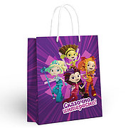 Сказочный патруль 286611 Пакет подарочный большой (фиолетовый), 250*350*100 мм