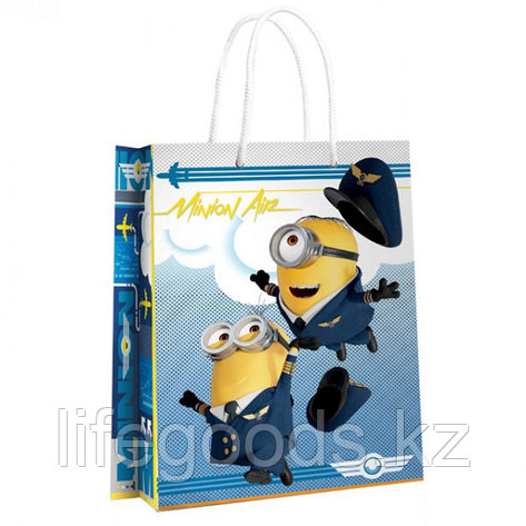 Minions 2 287120 Пакет подарочный большой-2, 220*310*100 мм (3D дизайн), фото 1