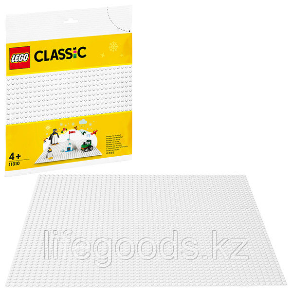 LEGO Classic 11010 Конструктор ЛЕГО Классик Белая базовая пластина - фото 1 - id-p95636216