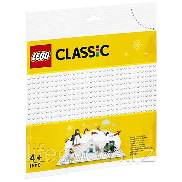 LEGO Classic 11010 Конструктор ЛЕГО Классик Белая базовая пластина - фото 4 - id-p95636216