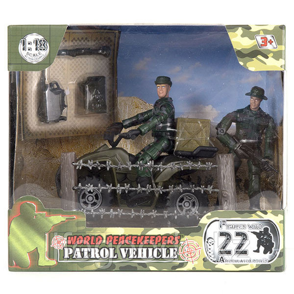 World Peacekeepers MC77019 Игровой наборПатруль" 2 фигурки, 1:18 (в ассортименте) - фото 2 - id-p95639486