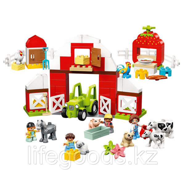 LEGO DUPLO 10952 Конструктор ЛЕГО ДУПЛО Фермерский трактор, домик и животные - фото 3 - id-p95636240