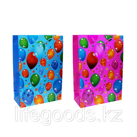Пакет подарочный бумажный TZ14044Воздушные шары", 2 вида в ассортименте (45*31*14 см), фото 2