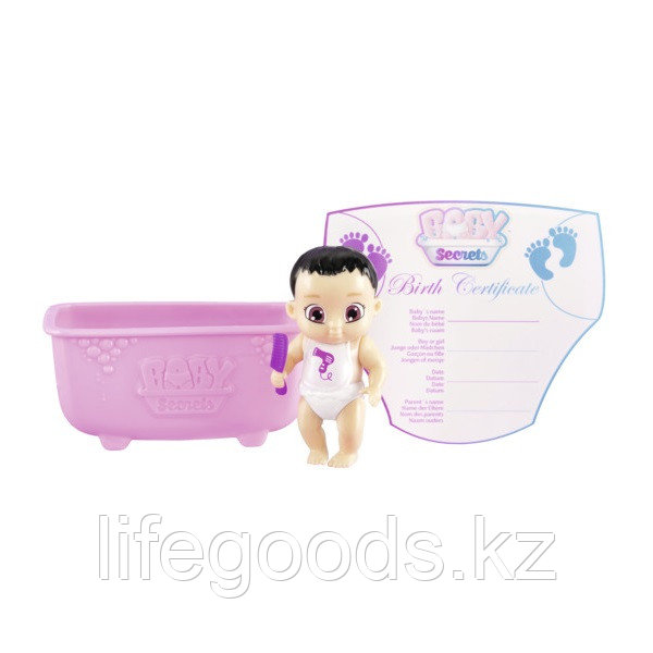 Zapf Creation Baby Secrets 930-236 Бэби Секрет Кукла с ванной, 2 волна ( в ассортименте) - фото 2 - id-p95637198