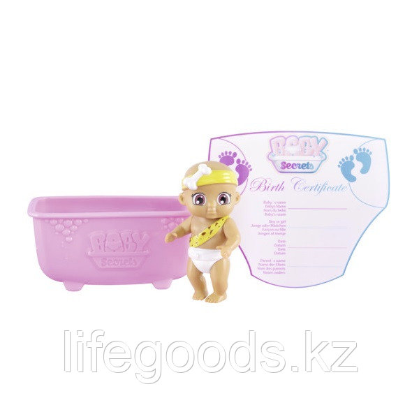 Zapf Creation Baby Secrets 930-236 Бэби Секрет Кукла с ванной, 2 волна ( в ассортименте) - фото 3 - id-p95637198