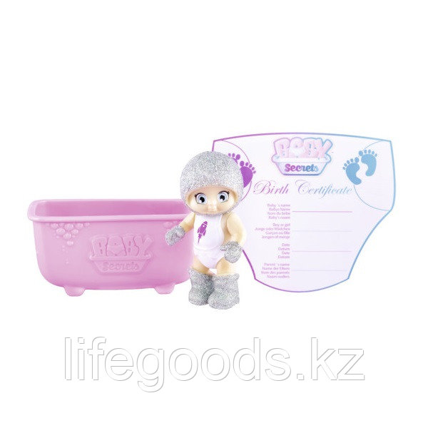 Zapf Creation Baby Secrets 930-236 Бэби Секрет Кукла с ванной, 2 волна ( в ассортименте) - фото 4 - id-p95637198